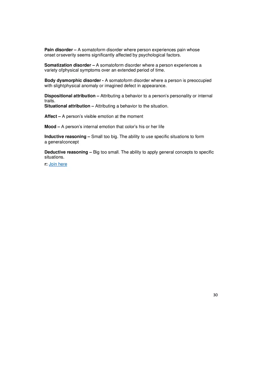 Psychology and Sociology Terms for the MCAT Part 3 - Page 10