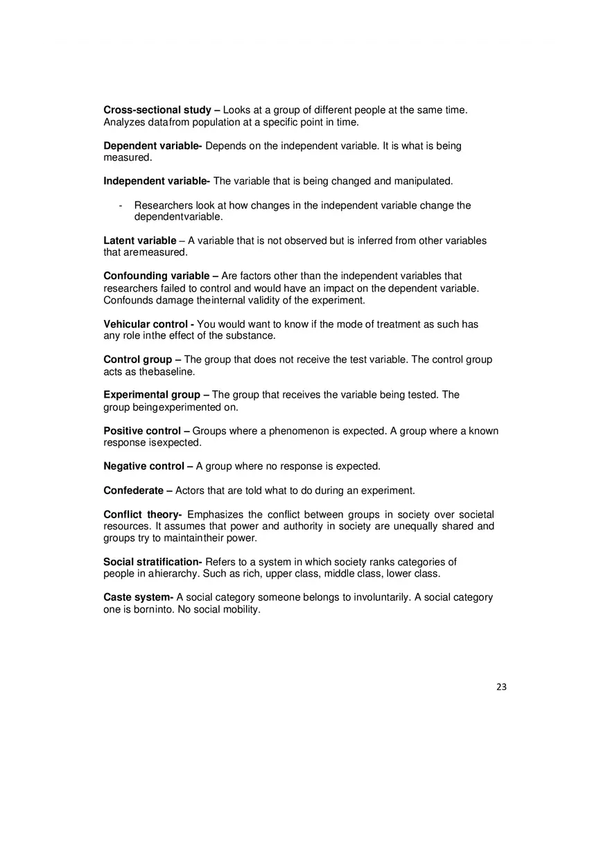 Psychology and Sociology Terms for the MCAT Part 3 - Page 3