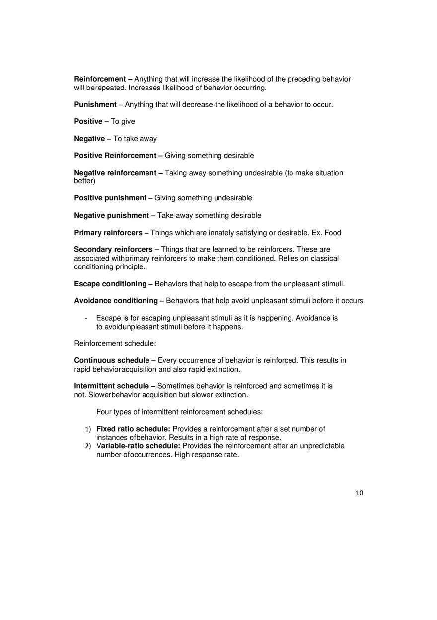 Psychology and Sociology Terms for the MCAT Part 1 - Page 10