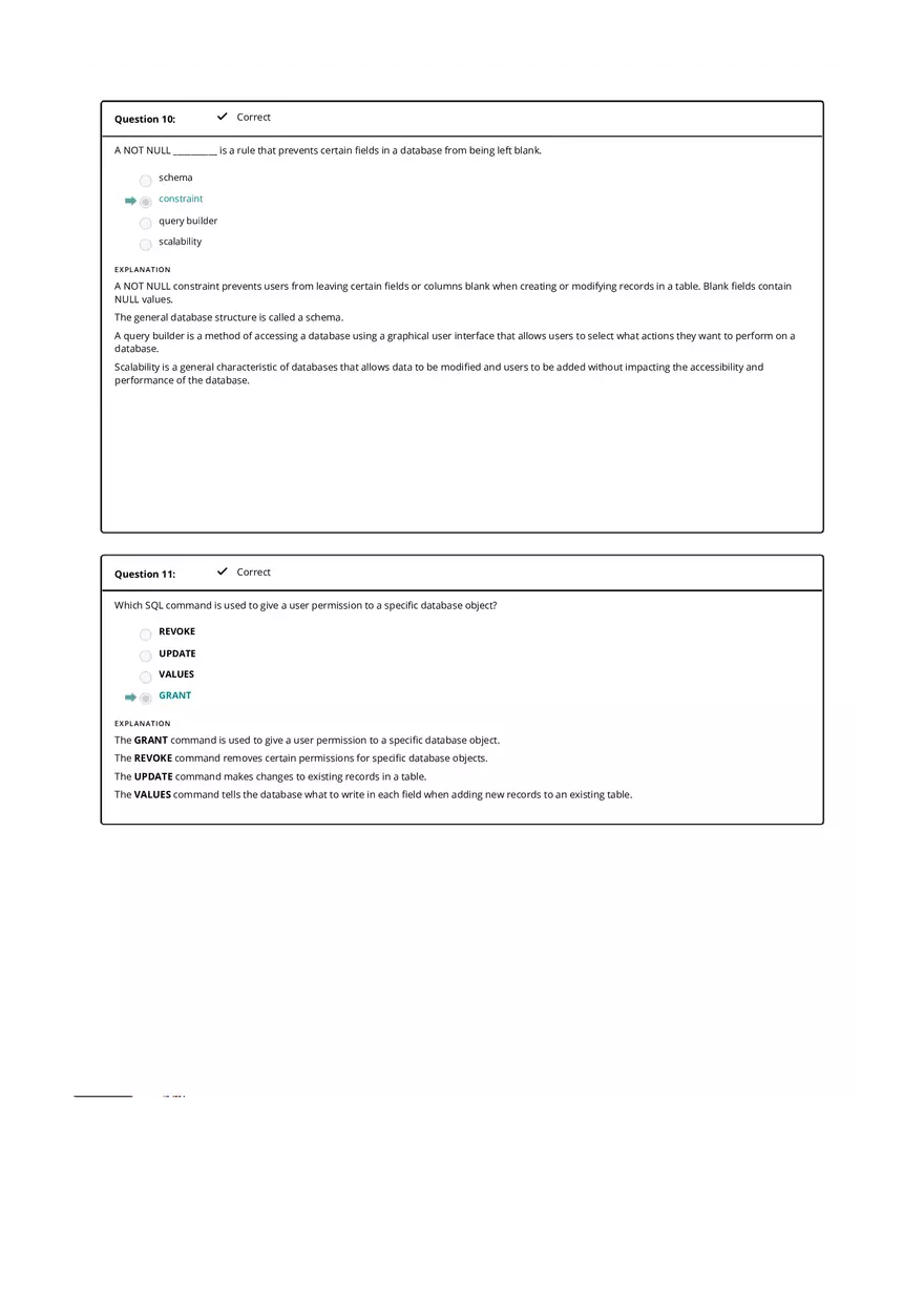 Computer Literacy Quiz Results - Page 9