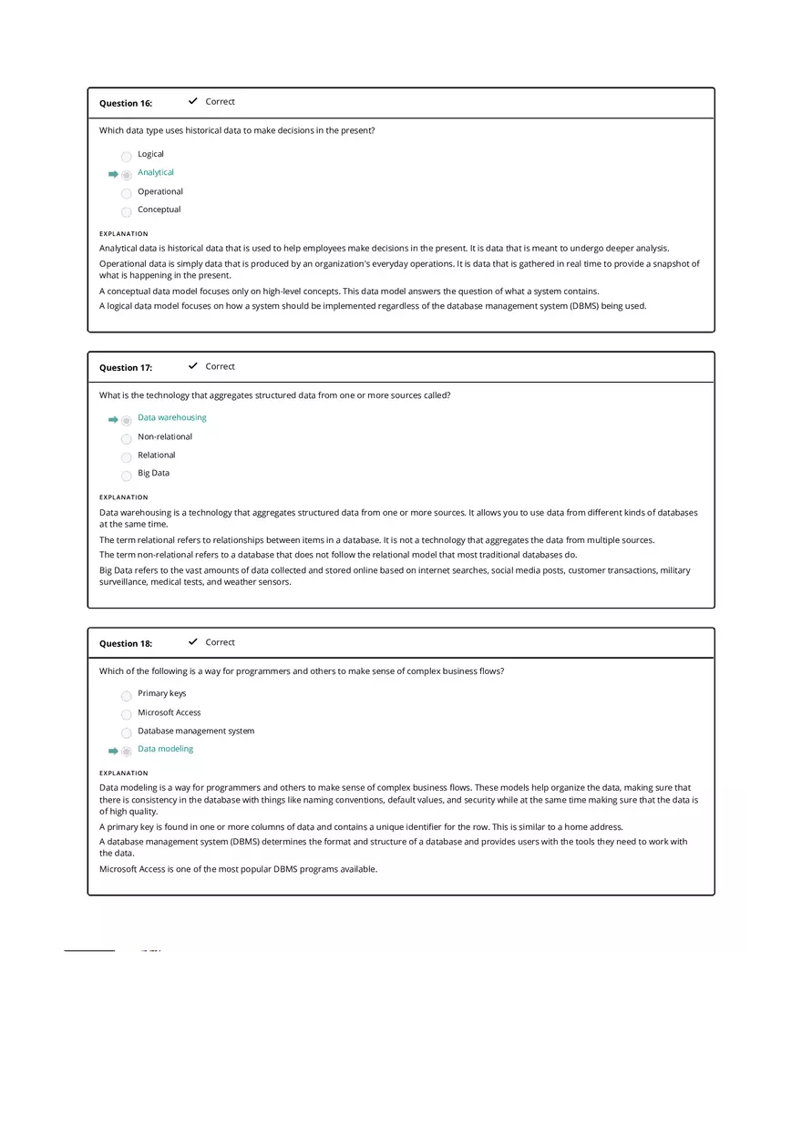 Computer Literacy Quiz Results - Page 12