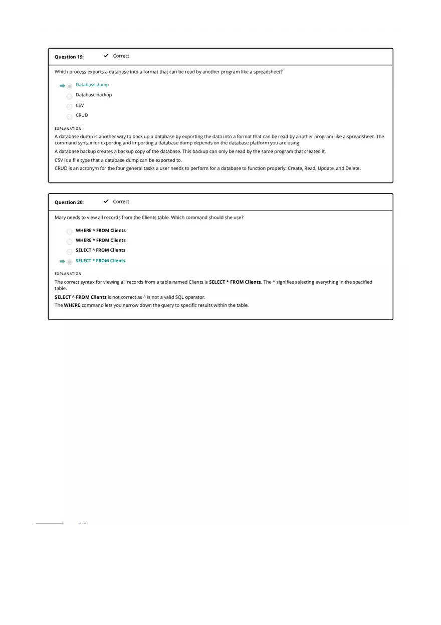 Computer Literacy Quiz Results - Page 13