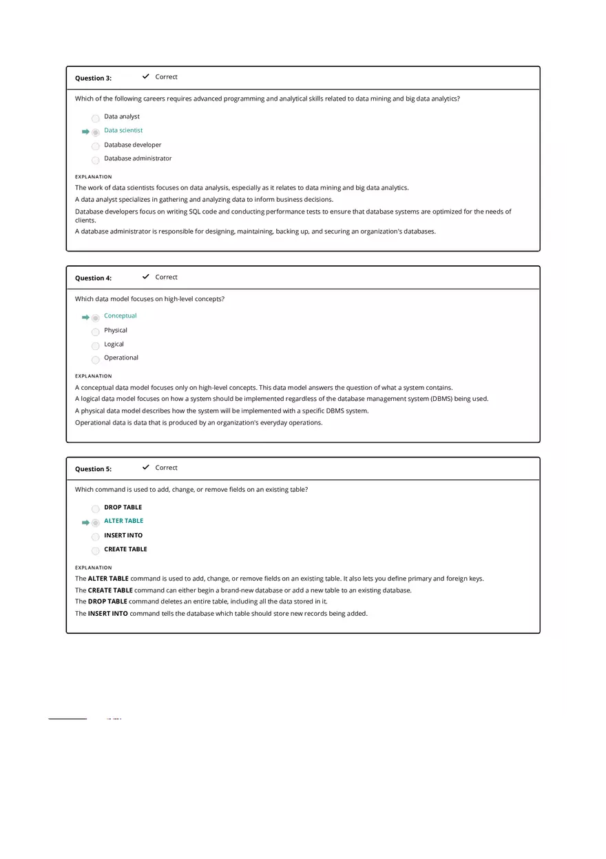 Computer Literacy Quiz Results - Page 2