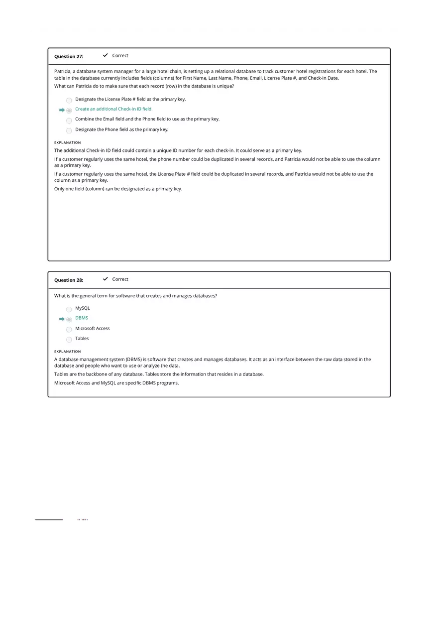 Computer Literacy Quiz Results - Page 5