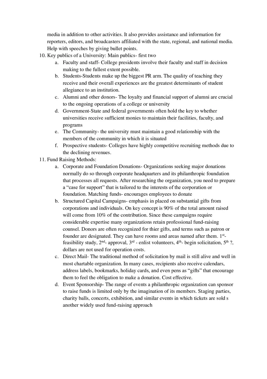 Principles Of Public Relations - Lecture Notes Other - Page 5