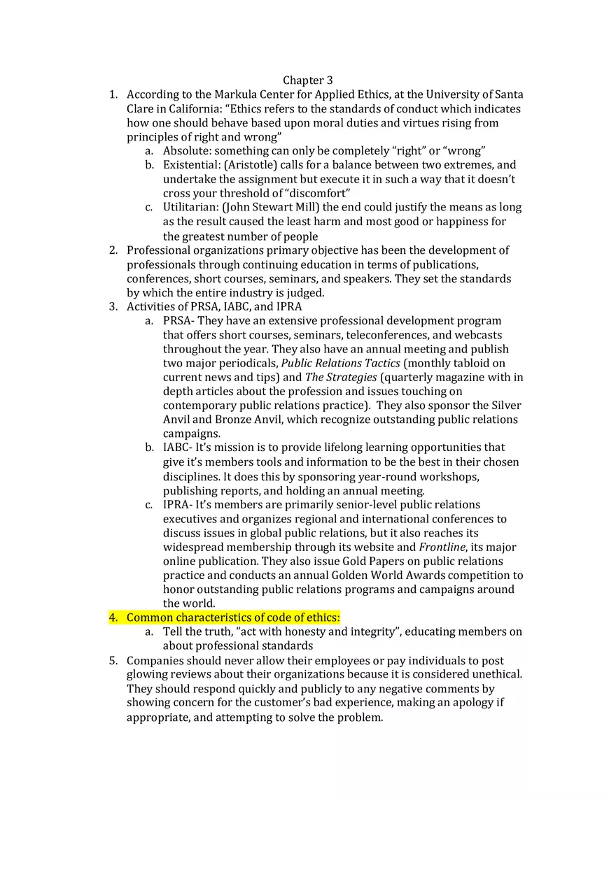 Principles Of Public Relations - Lecture Notes Chapters 1-3 - Page 8