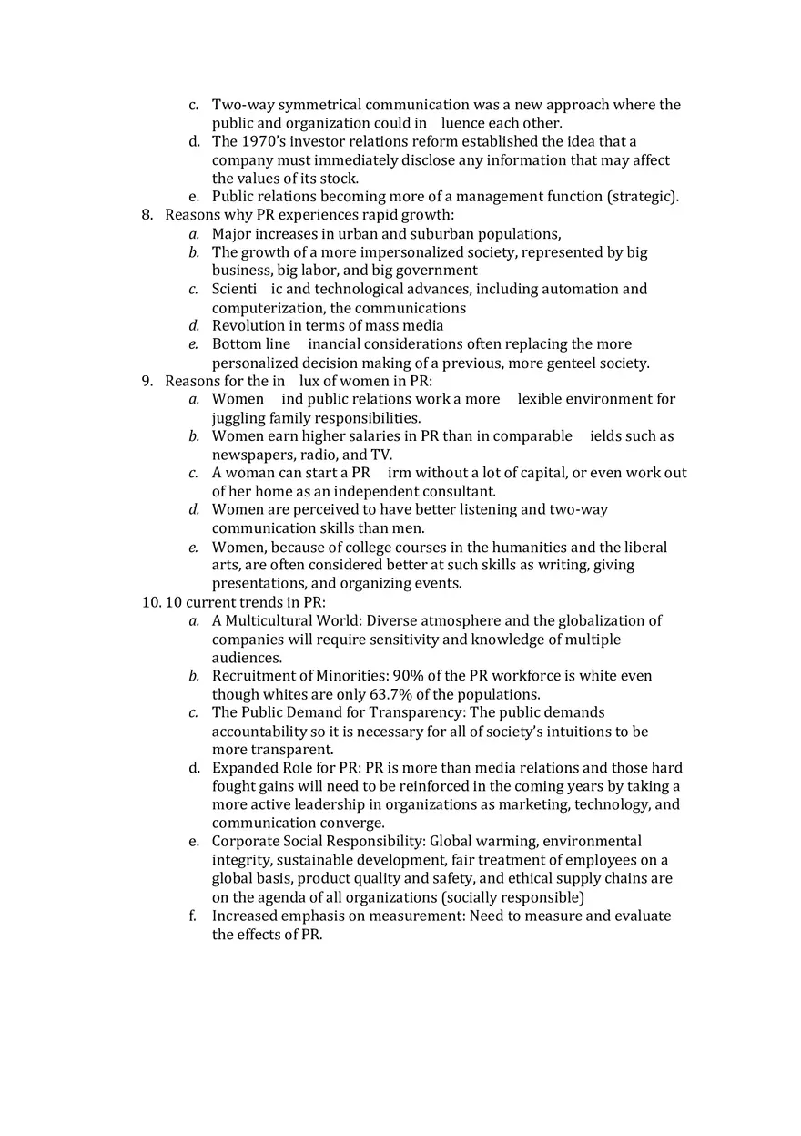 Principles Of Public Relations - Lecture Notes Chapters 1-3 - Page 6