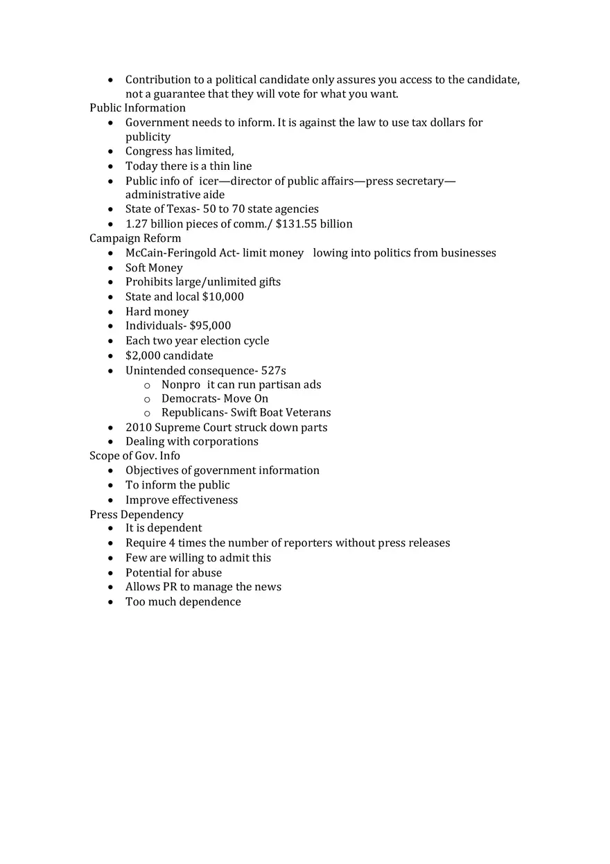 Principles Of Public Relations - Lecture Notes Chapters 17-19 - Page 10
