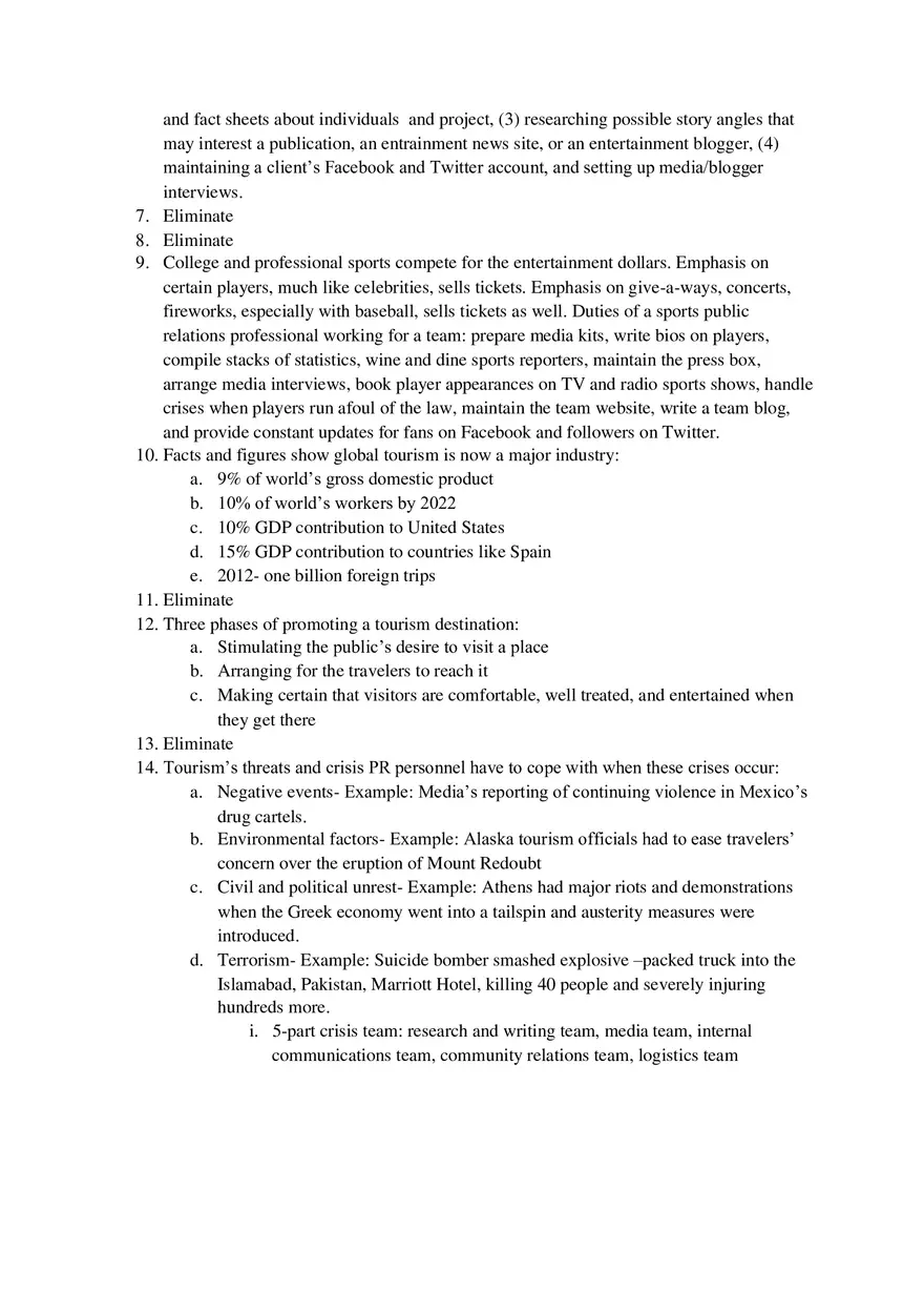 Principles Of Public Relations - Lecture Notes Chapters 17-19 - Page 5