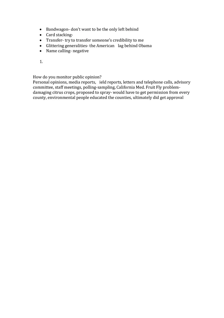 Principles Of Public Relations - Lecture Notes Chapters 10-16 - Page 7