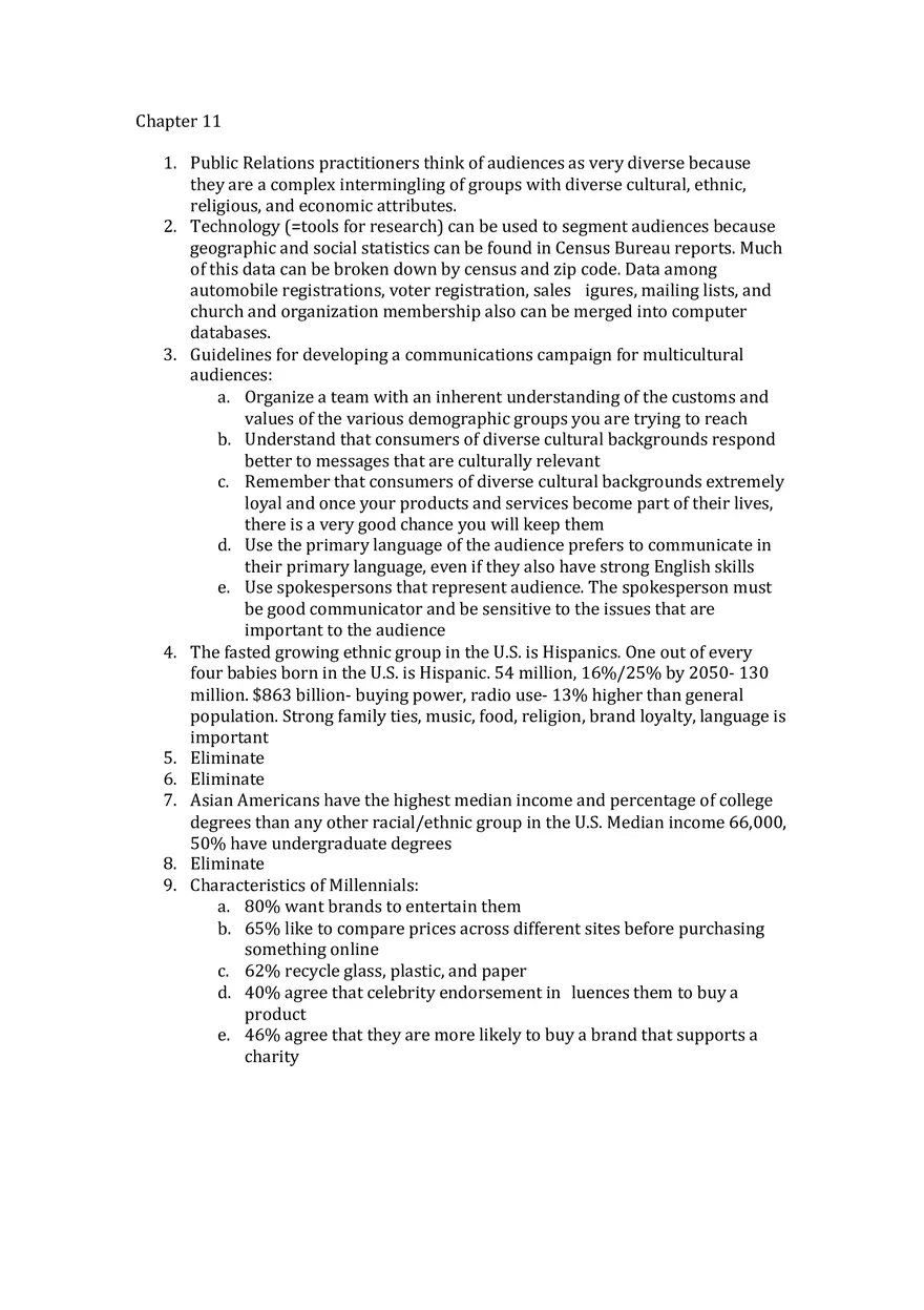 Principles Of Public Relations - Lecture Notes Chapters 10-16 - Page 8