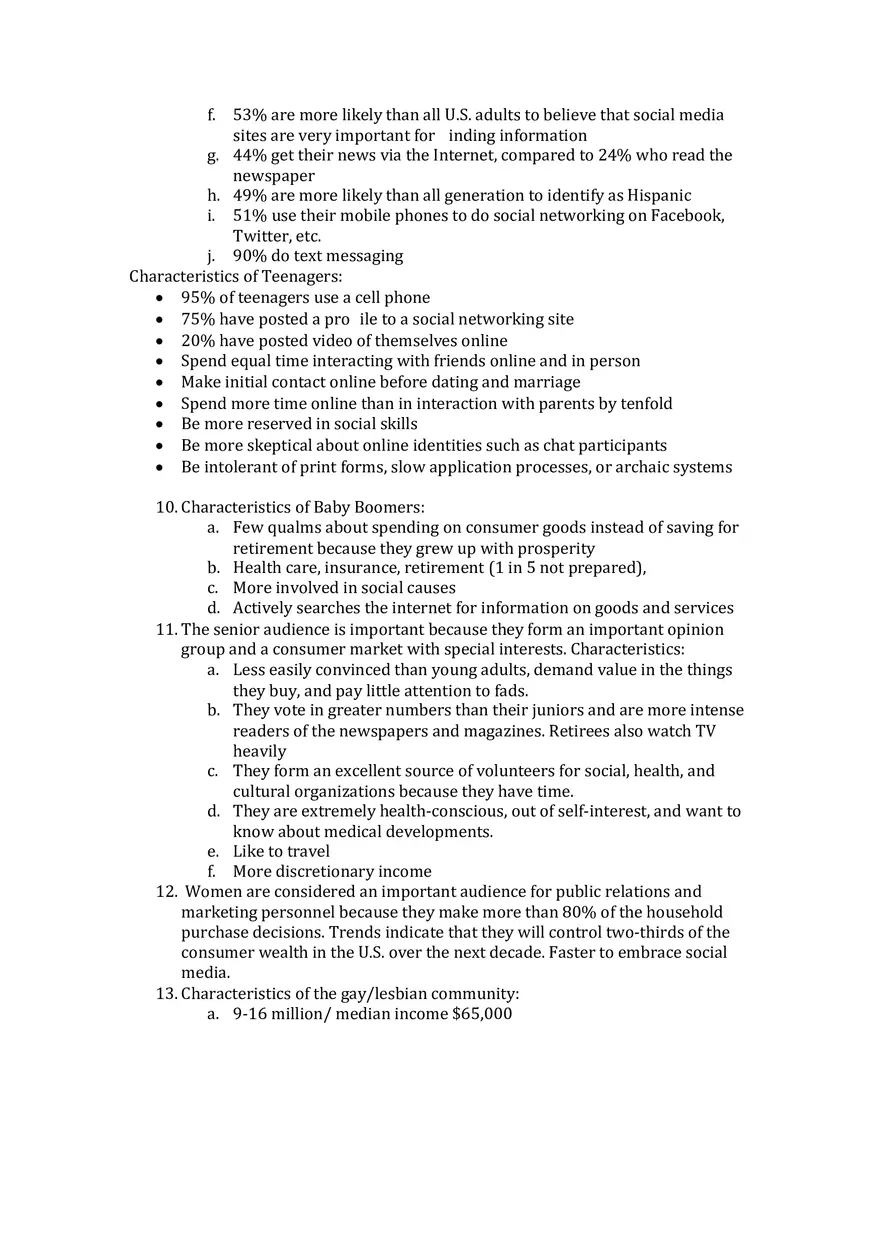 Principles Of Public Relations - Lecture Notes Chapters 10-16 - Page 9