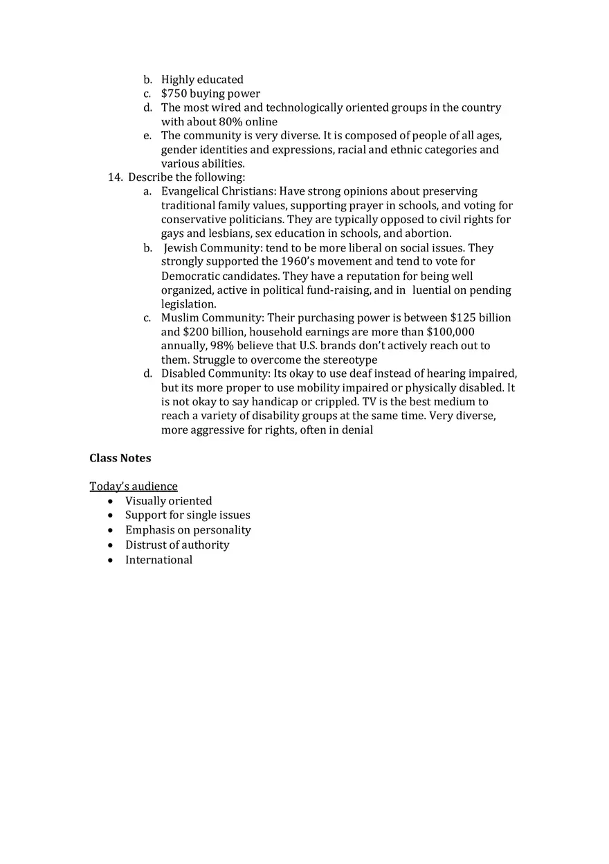 Principles Of Public Relations - Lecture Notes Chapters 10-16 - Page 10