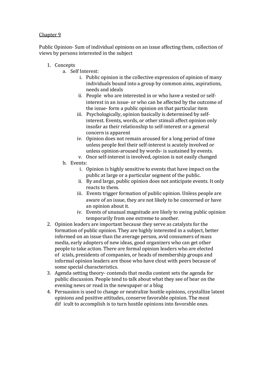Principles Of Public Relations - Lecture Notes Chapters 10-16 - Page 5