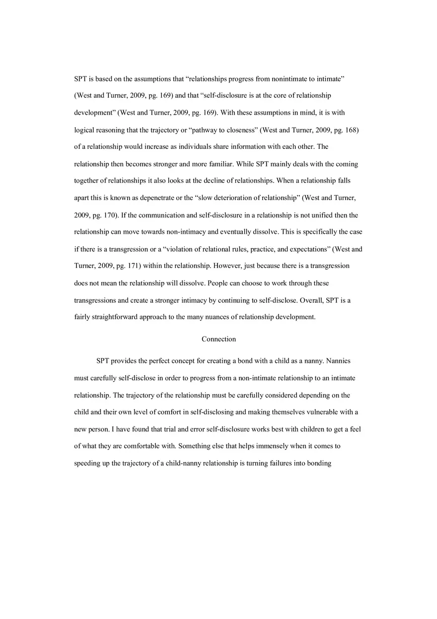 Social Penetration Theory Applied to Real-life Scenarios - Page 2