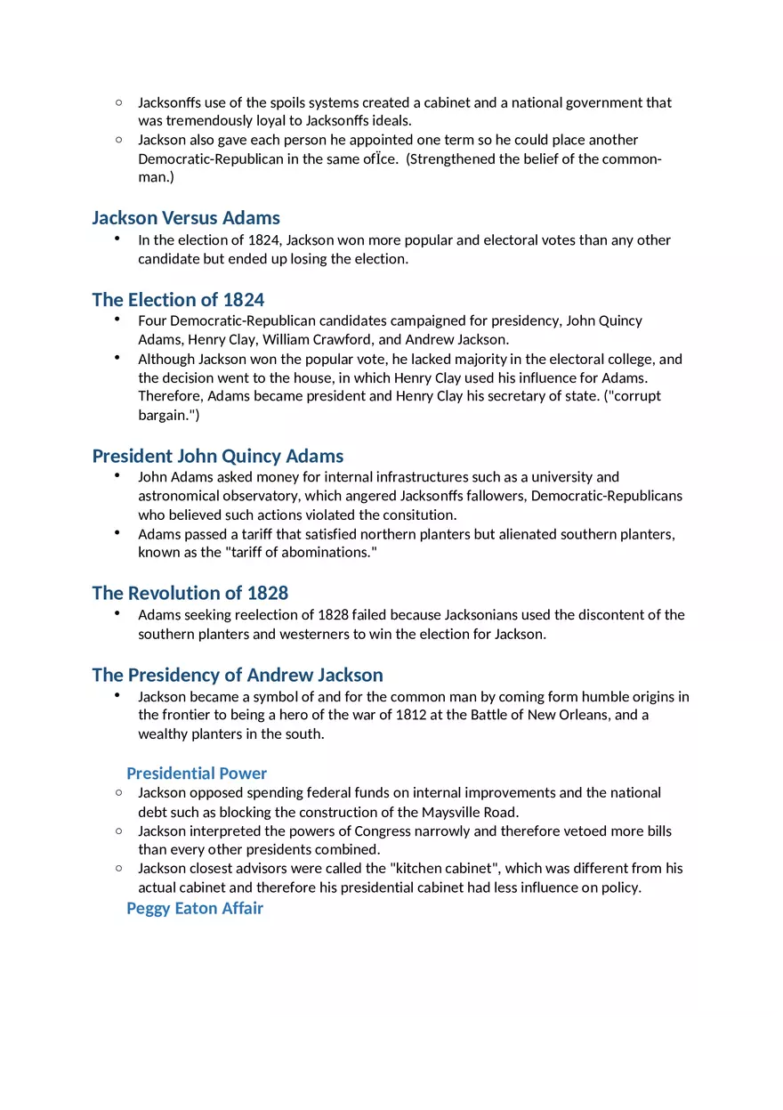 Jacksonian Democracy - Page 2