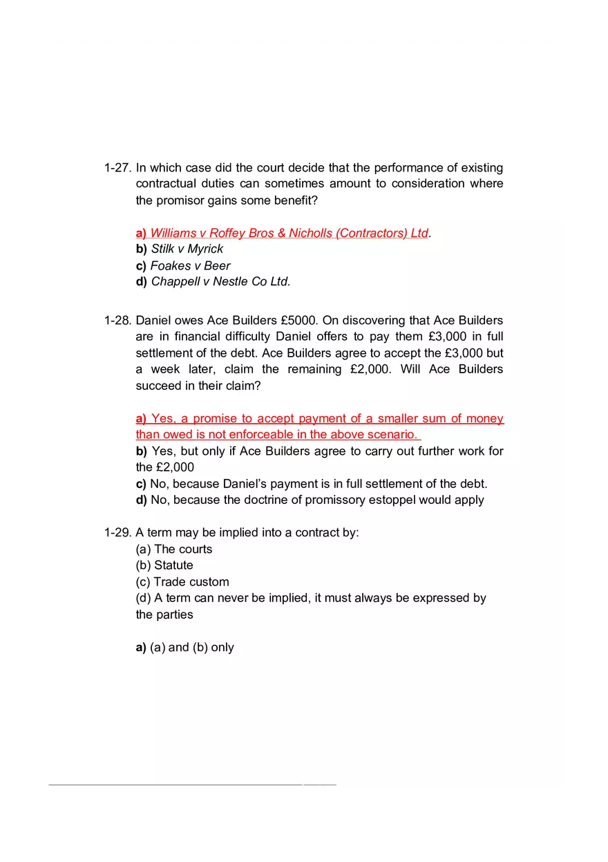 Essentials of Law Questions and Answers Section A - Page 8