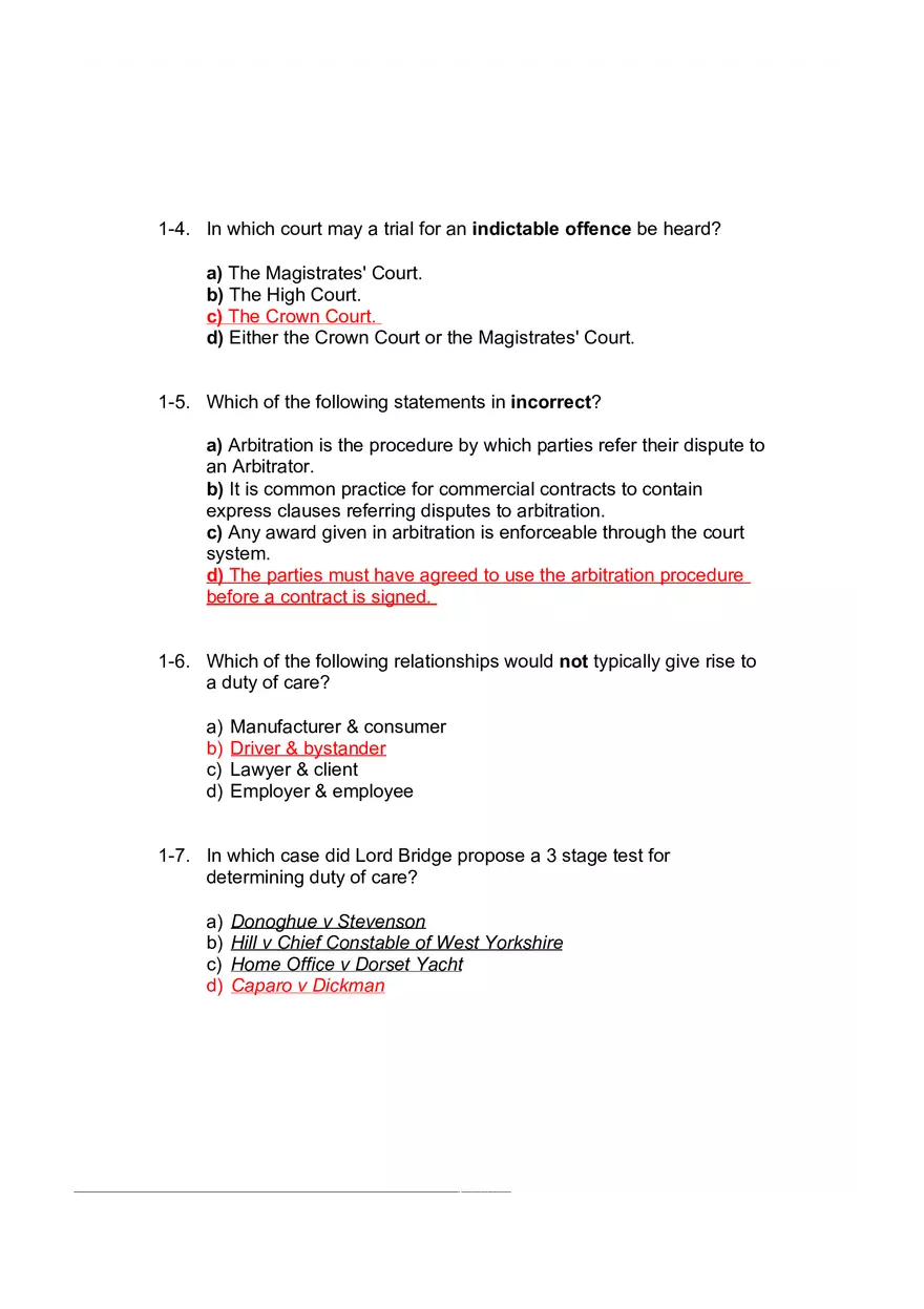 Essentials of Law Questions and Answers Section A - Page 2