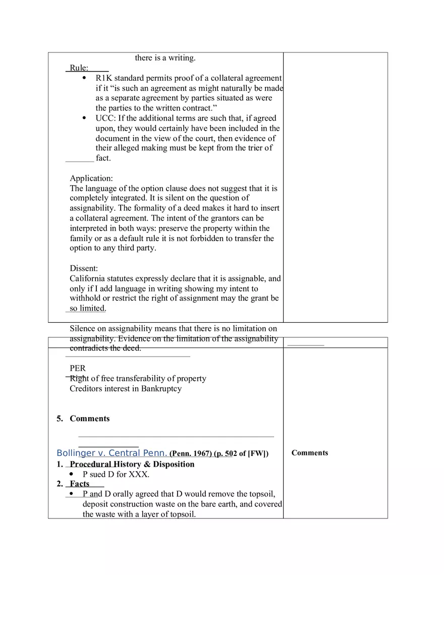 Contracts Case Briefs - Lecture Notes Part 3 - Page 5