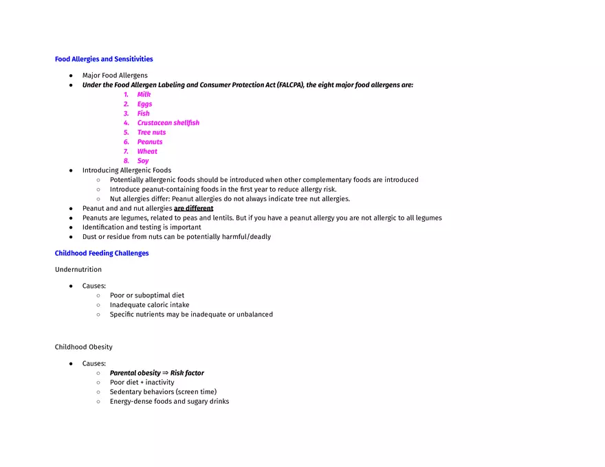 Nutrition in Infants, Children & Adolescents - Page 7
