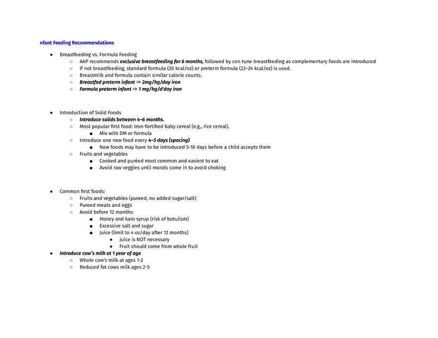 Nutrition in Infants, Children & Adolescents - Page 6