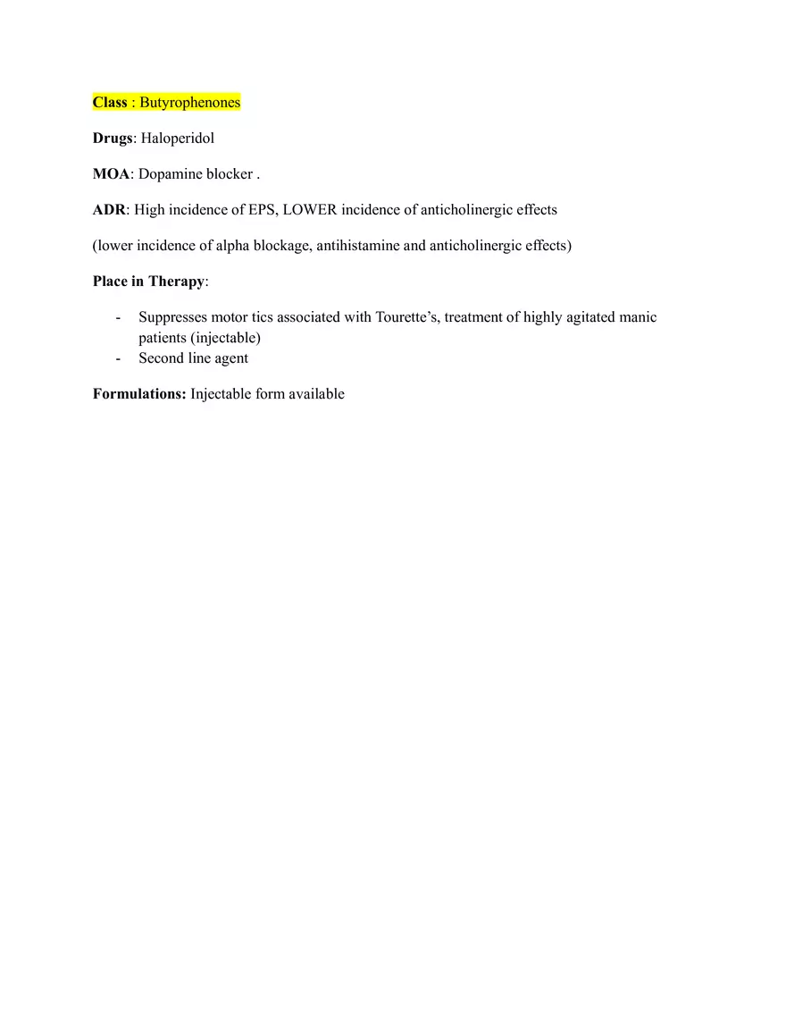 Pharm III Exam 1 - Antidepressants - Page 19