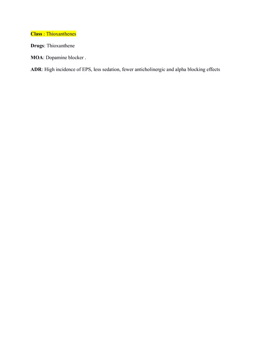 Pharm III Exam 1 - Antidepressants - Page 20