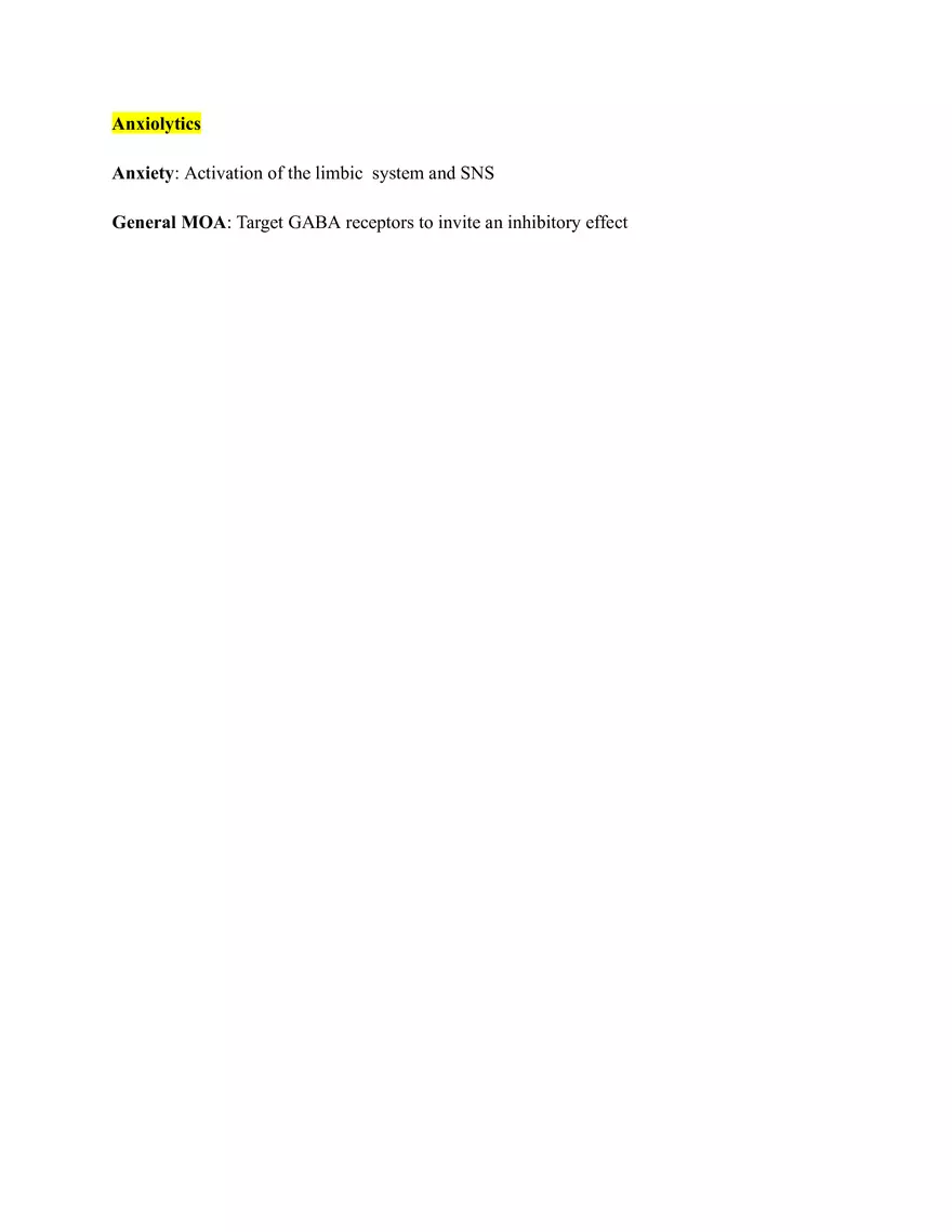 Pharm III Exam 1 - Antidepressants - Page 37