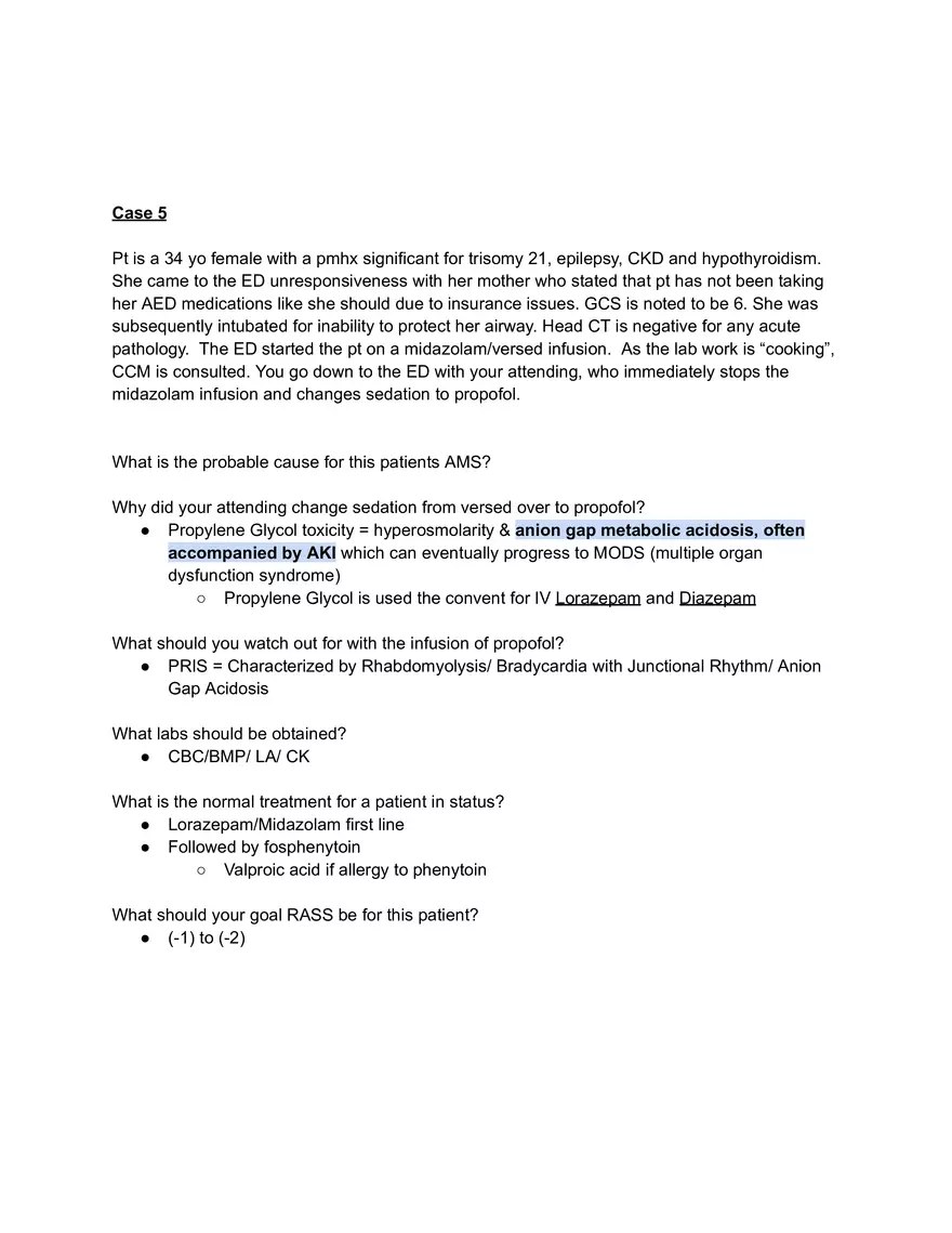 Critical Care Exam 2 - Page 10