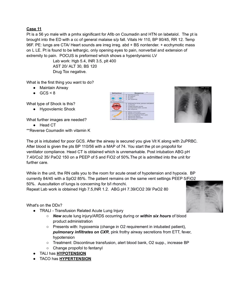 Critical Care Exam 2 - Page 19