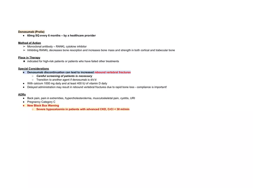 Endocrine Pharm II Exam - Page 15