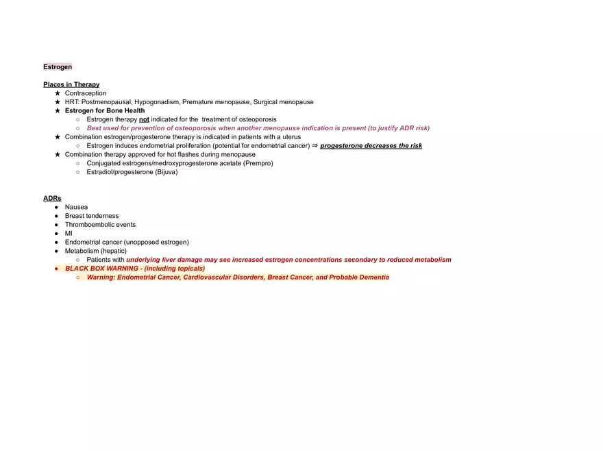 Endocrine Pharm II Exam - Page 48