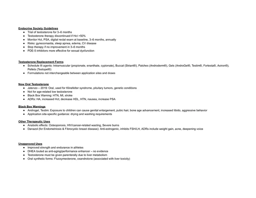 Endocrine Pharm II Exam - Page 67