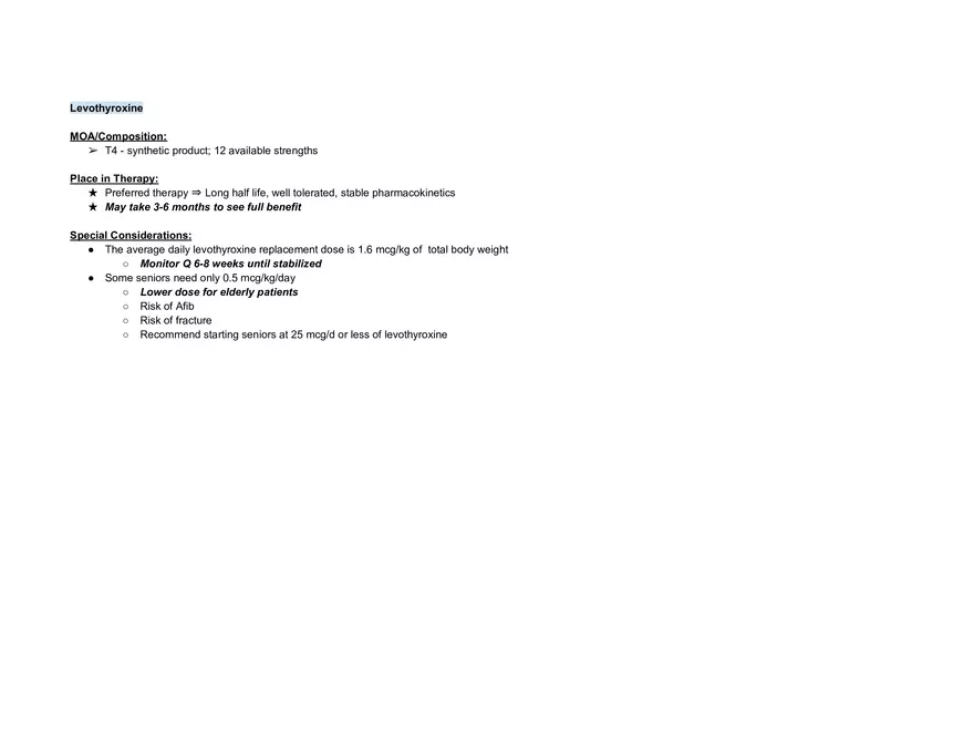 Endocrine Pharm II Exam - Page 5