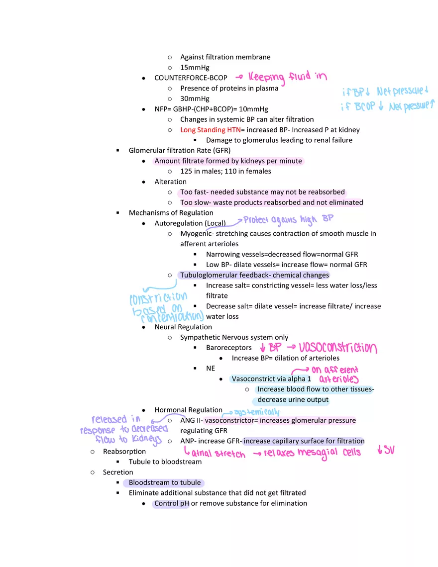 Physiology Exam Study Guide - Page 10