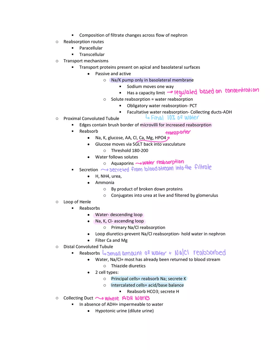 Physiology Exam Study Guide - Page 11