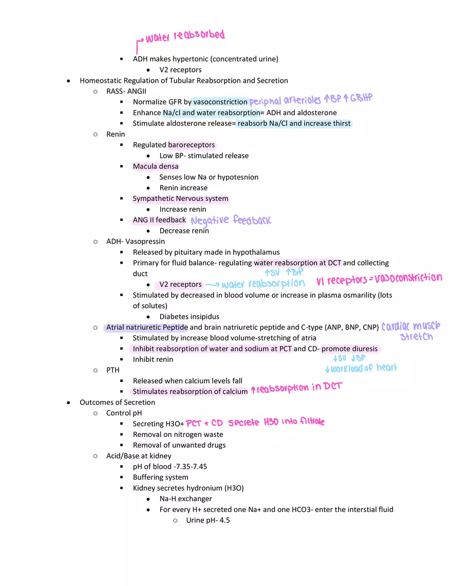 Physiology Exam Study Guide - Page 12
