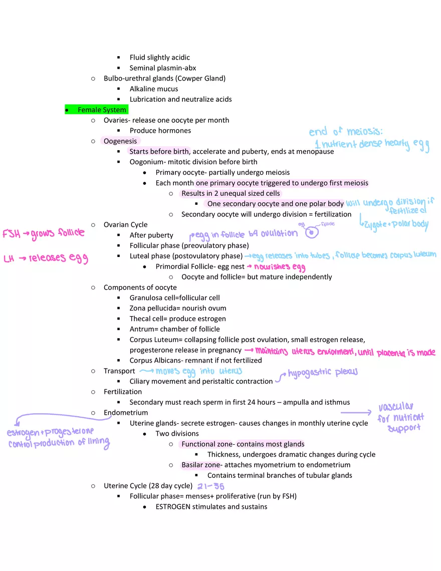 Physiology Exam Study Guide - Page 6