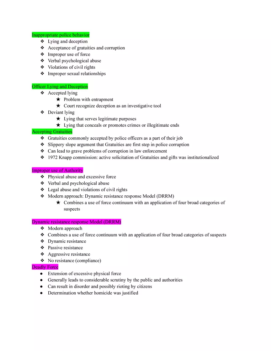 Managing and Leading Today's Police: Challenges and Opportunities Fourth Edition - Page 8