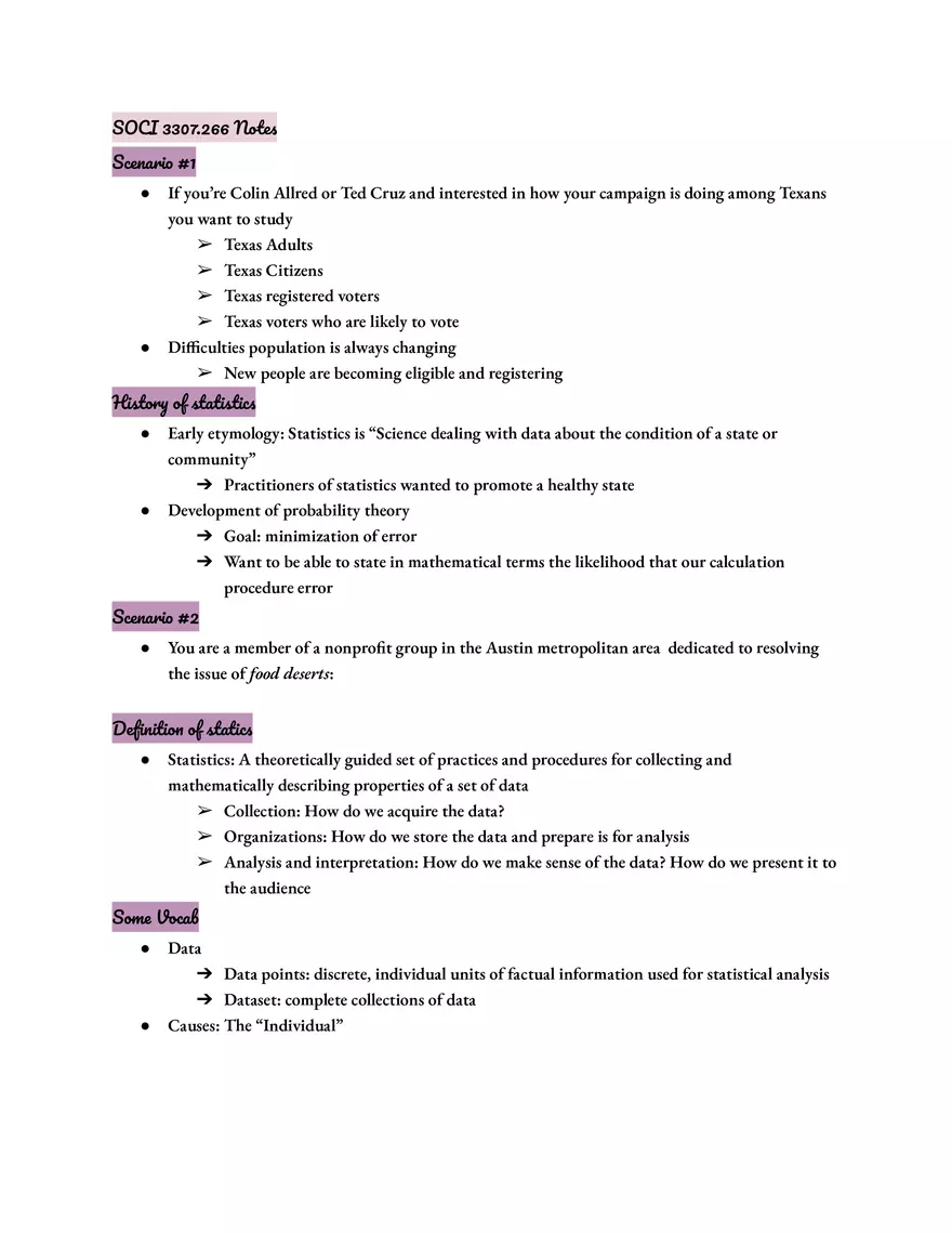 Social Research Methods: Population, Sampling & Data Analysis - Page 1
