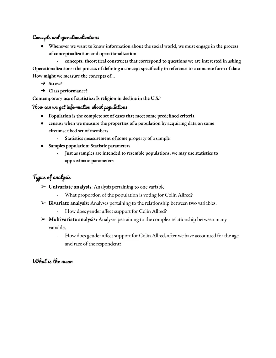 Social Research Methods: Population, Sampling & Data Analysis - Page 2