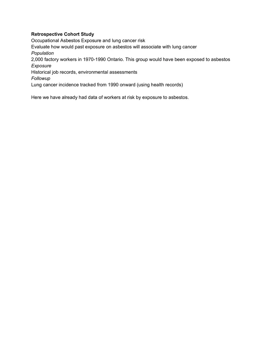Cohort Study - Page 2