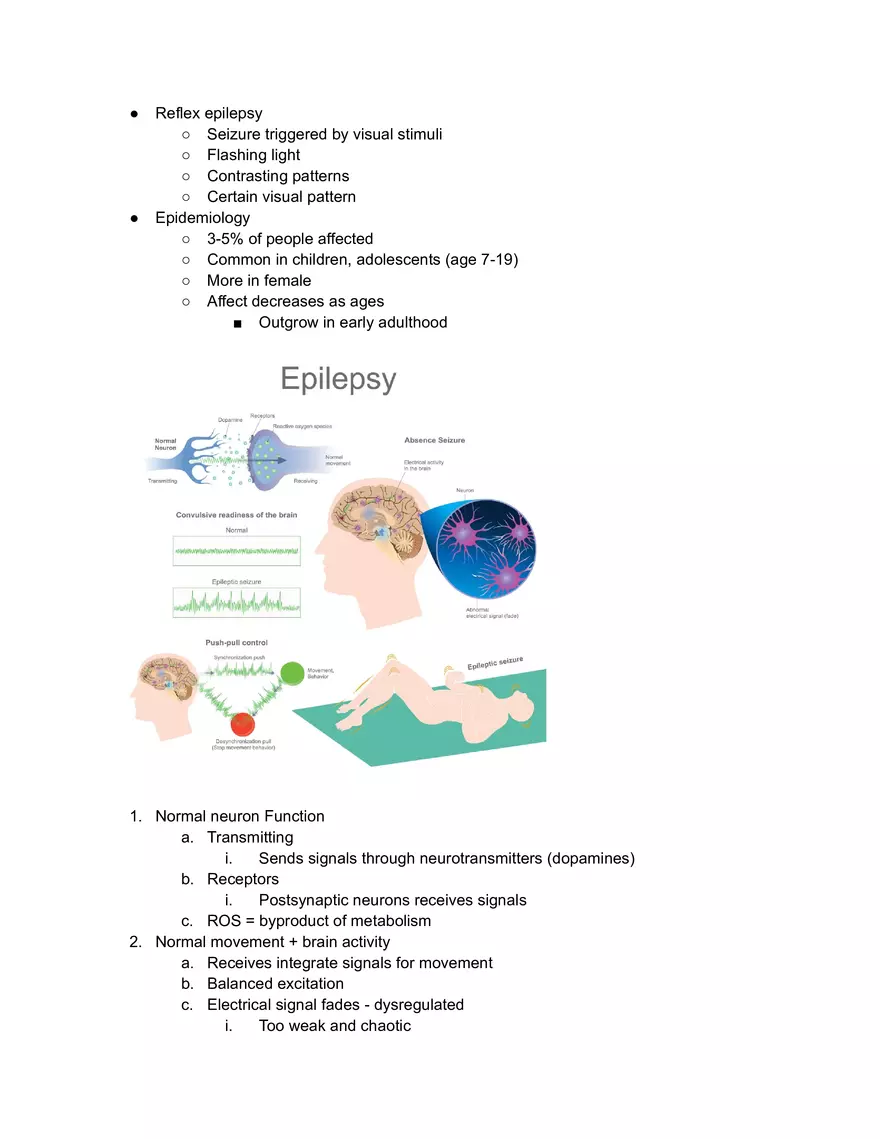 Photosensitive Epilepsy - Page 1