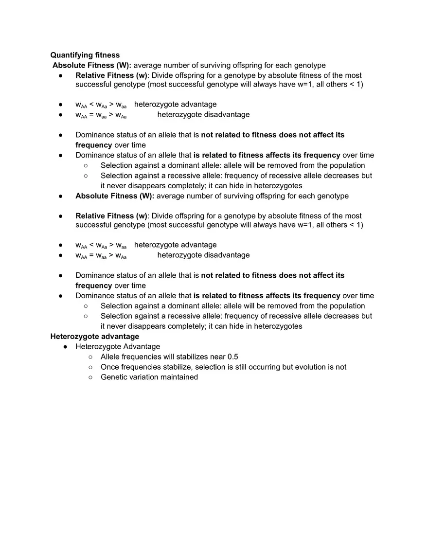 Quantifying Fitness - Page 1