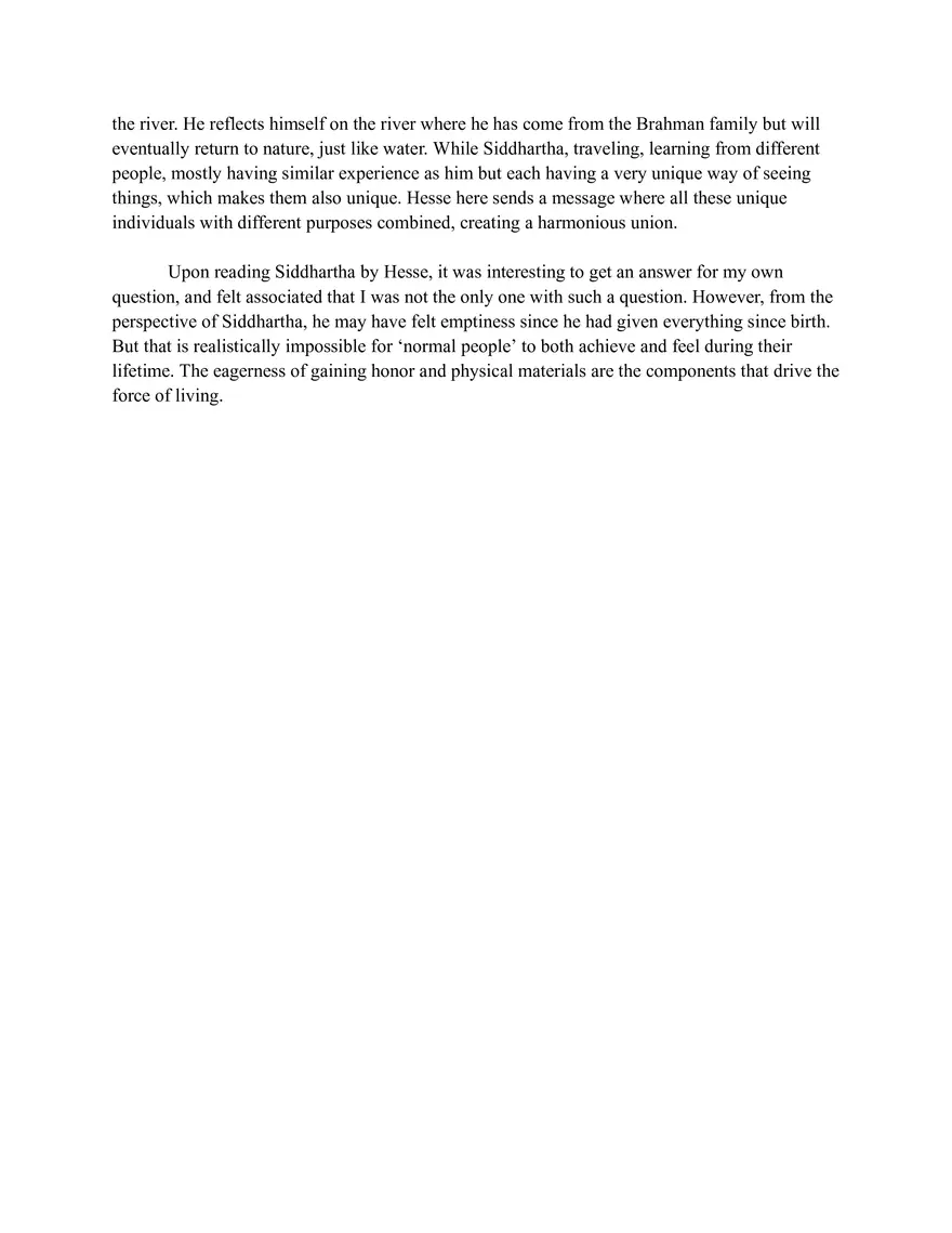 Siddhartha Essay - Page 2