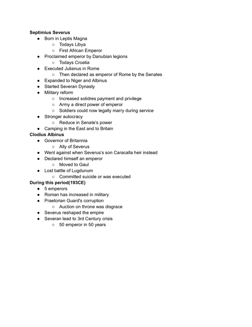 Commodus to Septimius Severus - Page 2