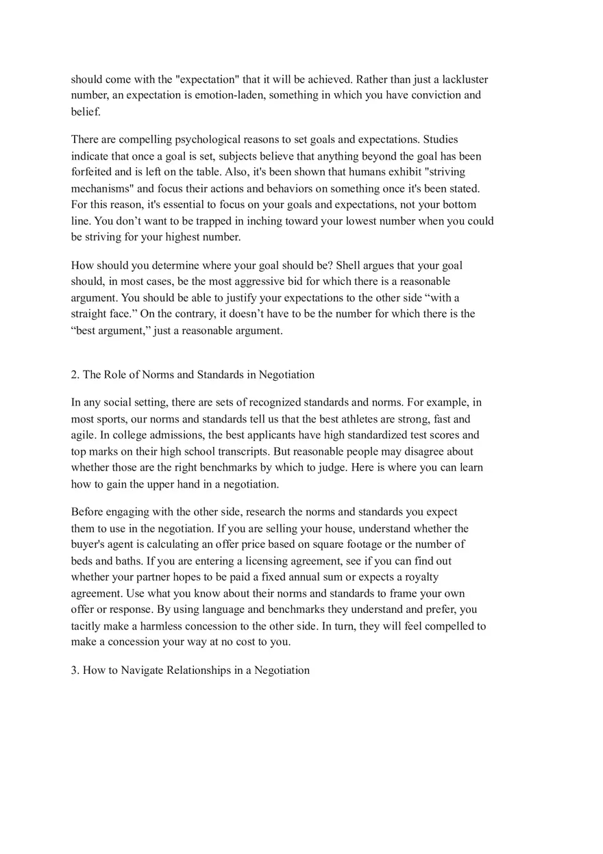 Bargaining For Advantage Summary - Page 4