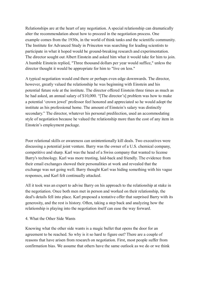 Bargaining For Advantage Summary - Page 5