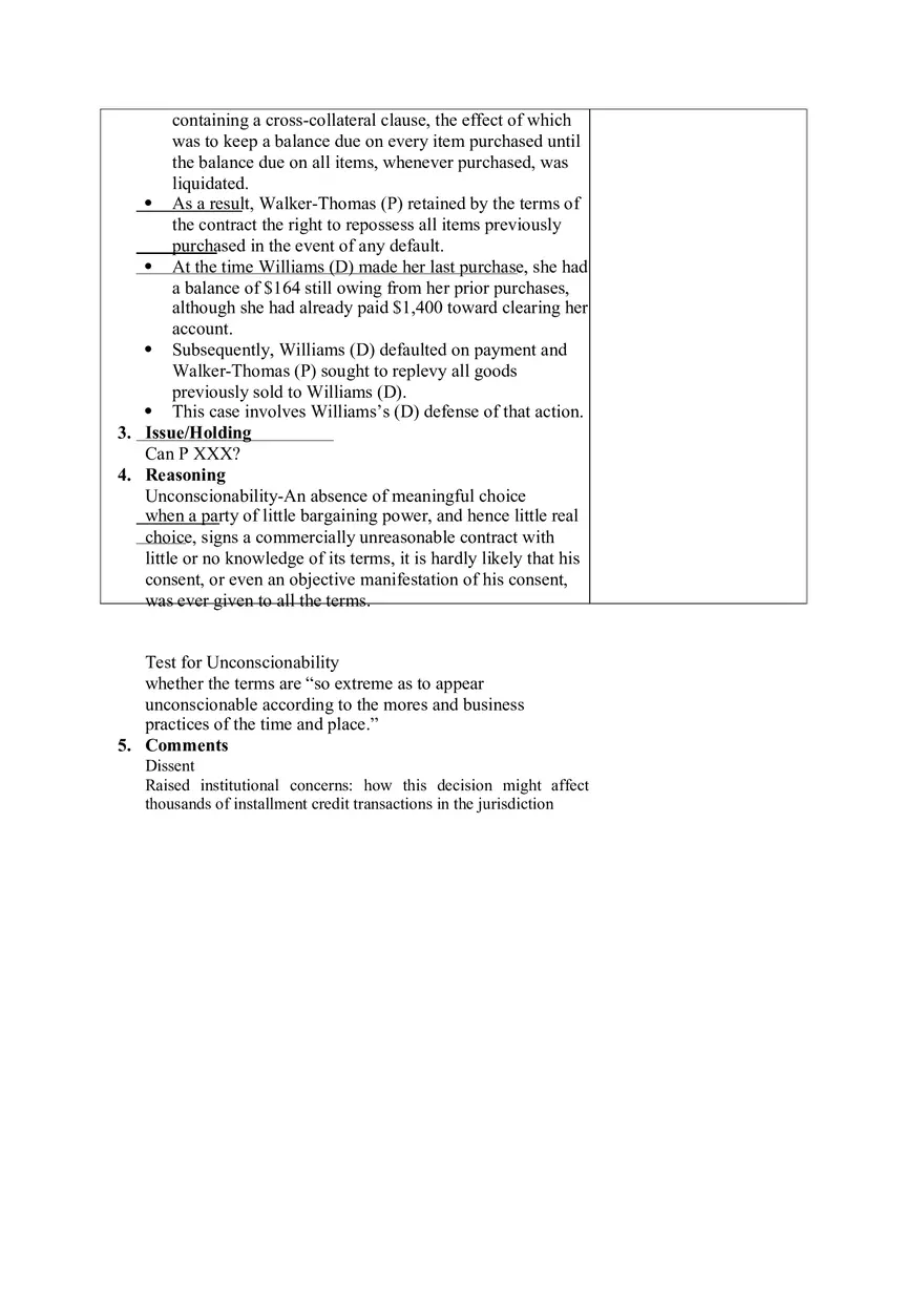 Contracts Case Briefs - Lecture Notes Part 5 - Page 5