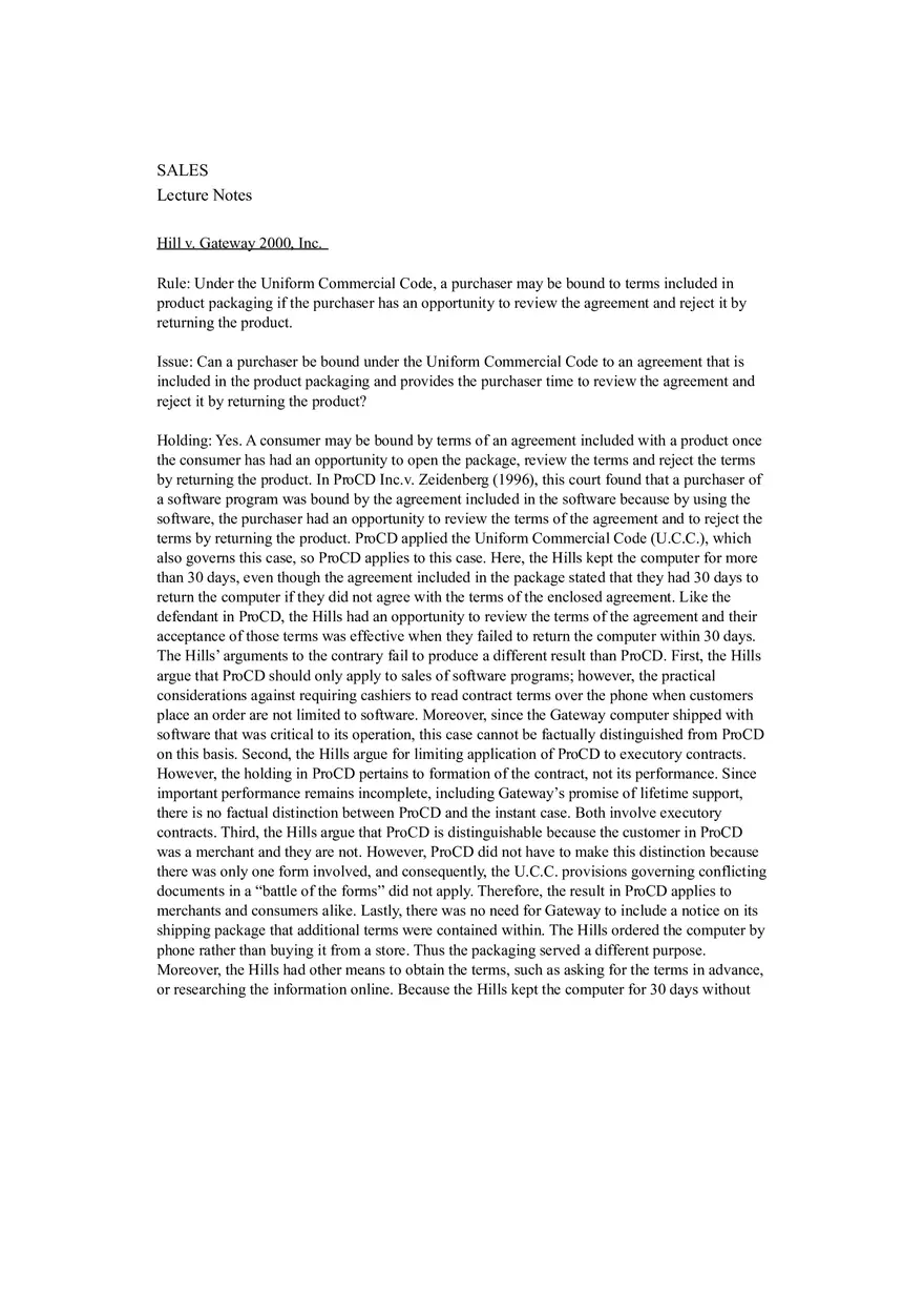 Hill v. Gateway 2000 Inc - Page 1
